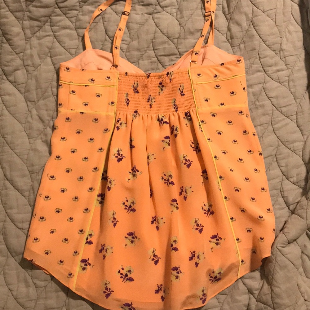 Pink silk Rebecca Taylor tank - Picture 4 of 4